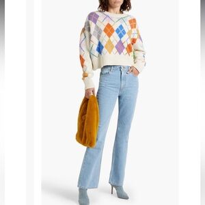 NWT Ganni high rise organic cotton jeans